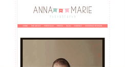 Desktop Screenshot of anna-mariephotography.com